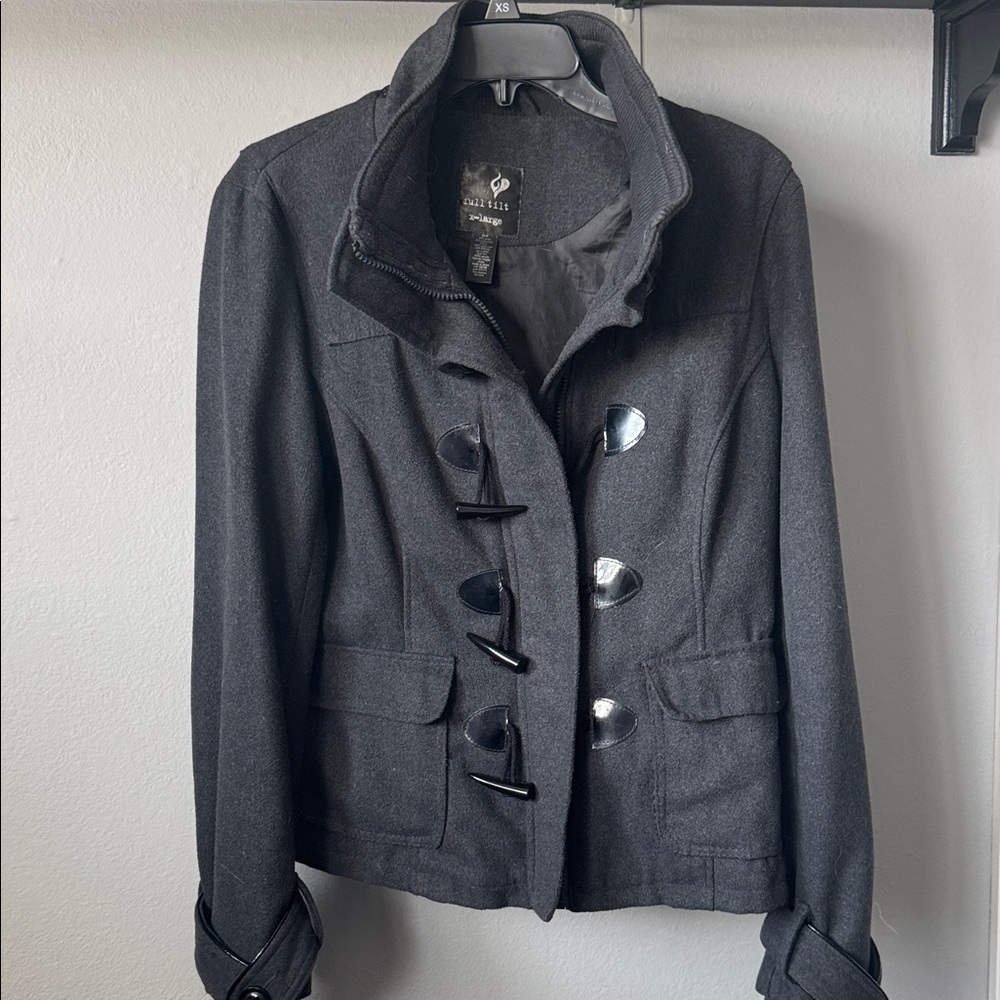 Full Tilt Dark Gray Utility Jacket